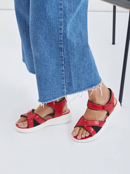 Сандалии женские из натуральной кожи, босоножки женские, босоножки на спортивной массивной подошве El Tempo 19190531